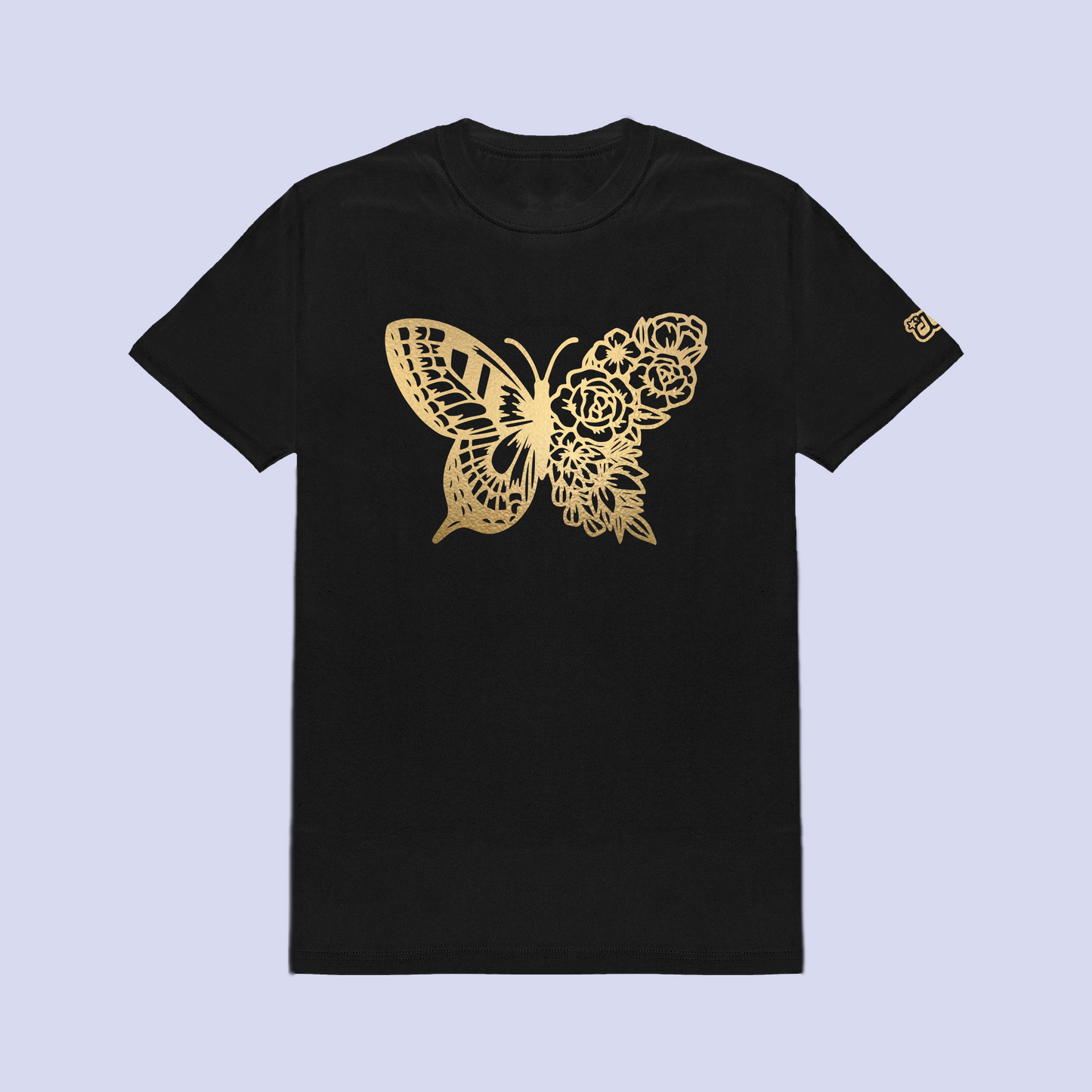 GOLD FLOWER BUTTERFLY