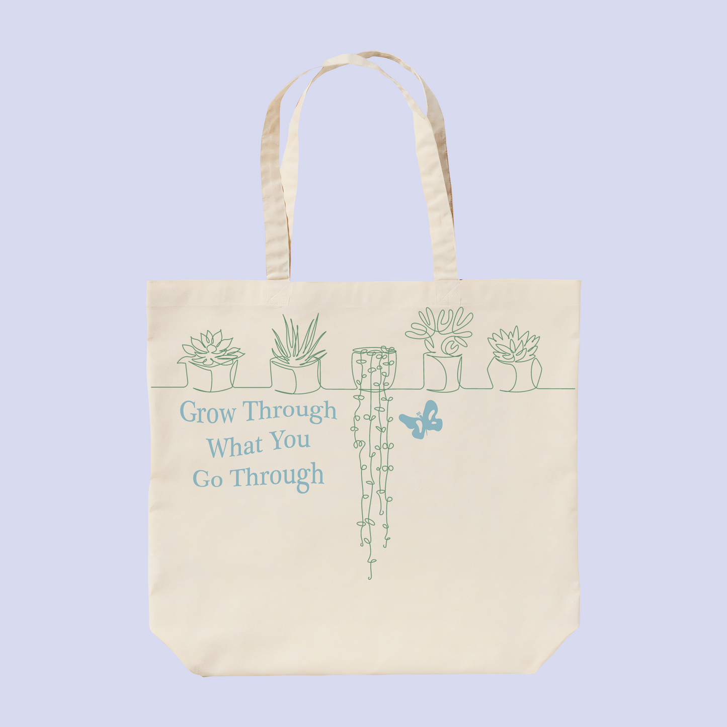 GROW THROUGH WHAT YOU GO THROUGH TOTE