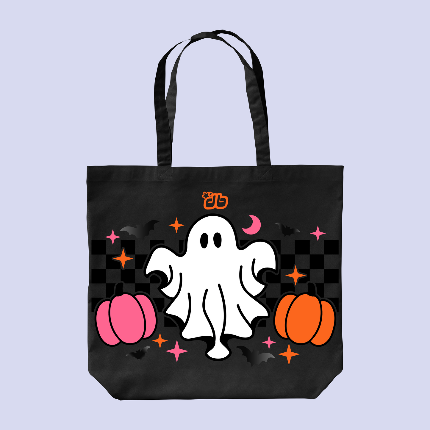 CHECKERED GHOST TOTE