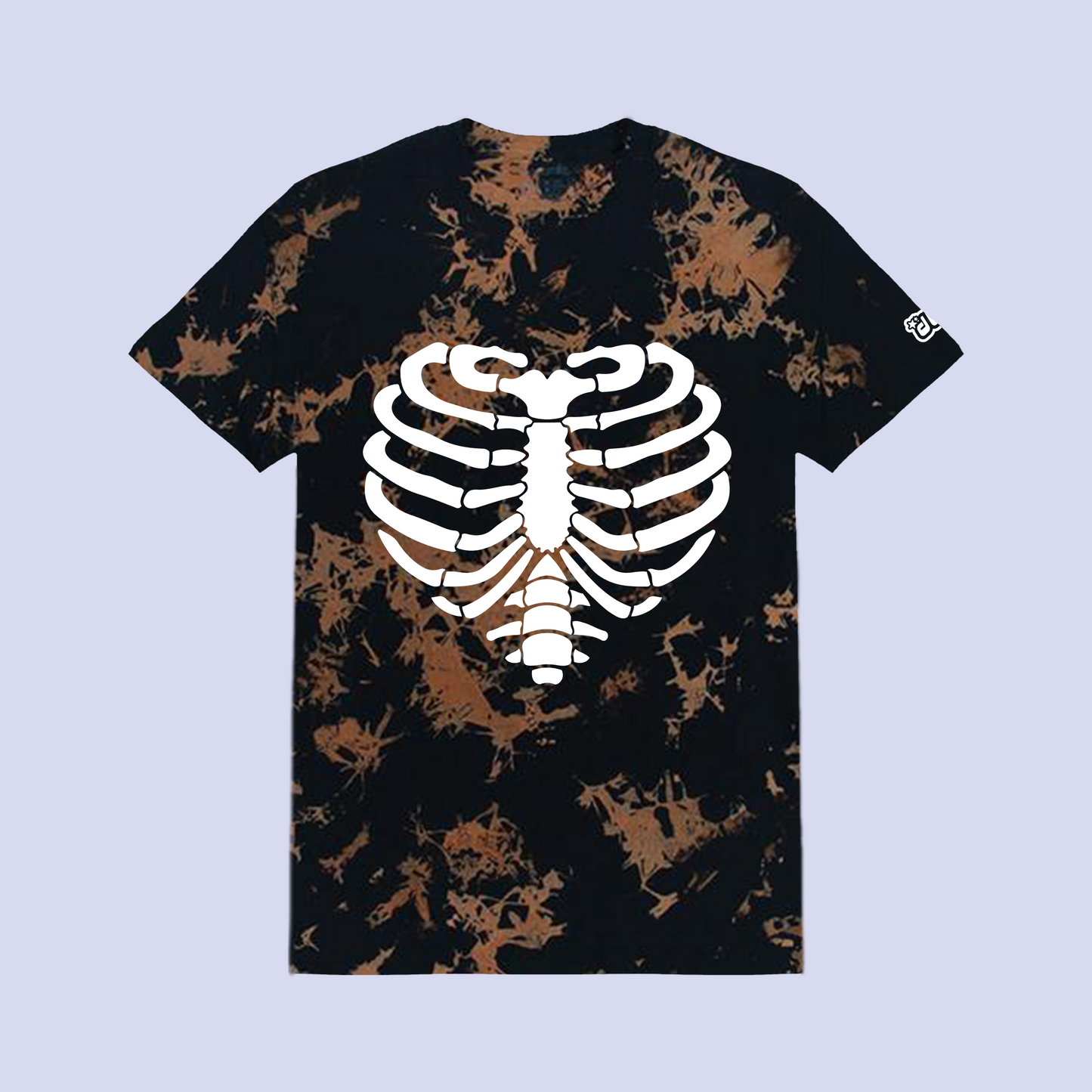 HEART RIBCAGE TIE DYE